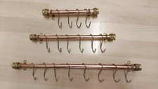 COPPER UTENSIL RAIL & BRASS