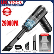 29000pa Powerful Car Vacuum Cleaner Wet/Dry Cordless Strong Suction Handheld UK