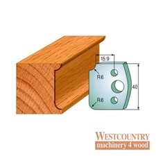 CMT SPINDLE MOULDER CUTTERS - Knives and Limiters 40mm - profile 173 - 690.173 -