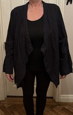 Ann Harvey Size 22 Black Linen