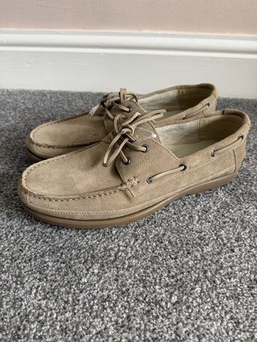 Suede leather boat shoes - leather,