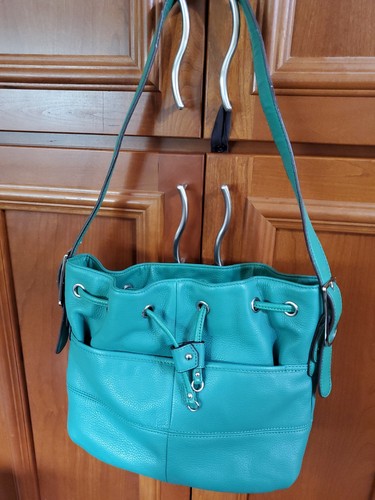 Tignanello leather handbag - tignanello,