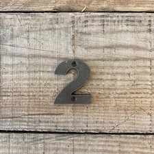 Cast iron numbers rustic - cast,