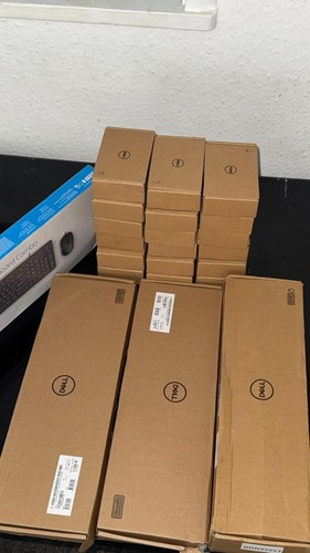Dell keyboard and mouse - keyboard,