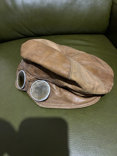 Rare flying helmet goggles ww1 - goggles,