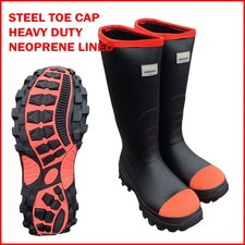 Neoprene lined wellies safety - lined,
