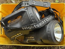 2x Nightsearcher Panther HD Professional Rechargeable Flashlight Torch Flashlamp