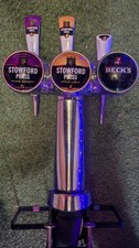 3 Way Beer Pump/ Beer Font / Pub / Bar/ Mancave/Shipyard/Hobgoblin/Green Mounta