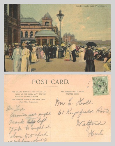 Vintage postcard scarborough - postcard,