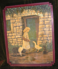 Vintage Hand Painted English Pub Sign THE BONARSTEADS Home Bar Beer Man Cave