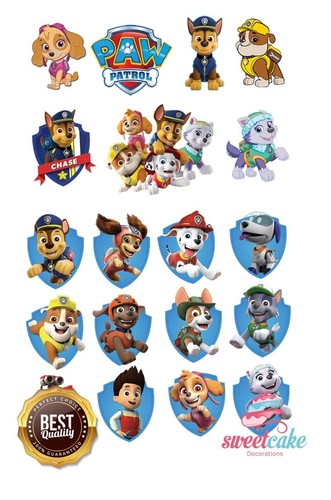 Paw patrol cupcake stand - patrol, up