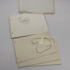 Vintage Wedding Photo Album Kit NOS Retro 7” x 4.5” Retro 1950s 1960s Prop