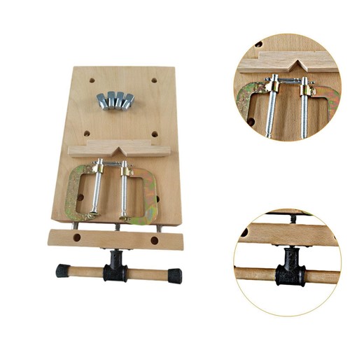 New wooden workbench vise - new,
