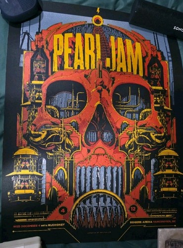 Pearl jam vancouver poster - jam,