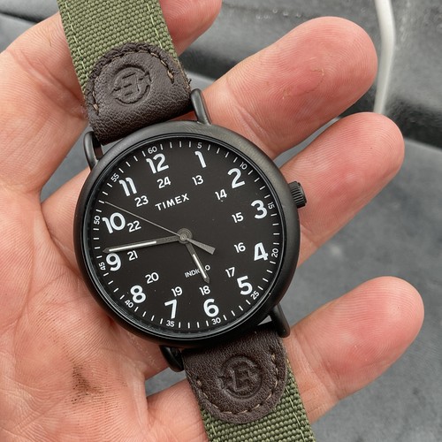 Timex watch mens - timex, black