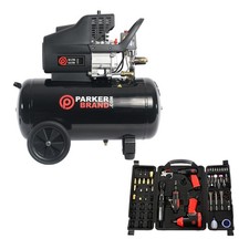 50 Litre Air Compressor - 9.6 CFM & Tool Kit Package