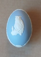 Wedgwood BLUE Jasperware OWL