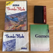Thunder Blade Sega Master