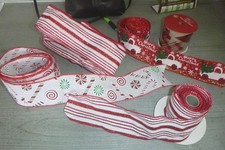 wired christmas ribbon bundle