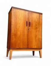 TURNIDGE TEAK DRINKS BAR COCKTAIL CABINET ENVELOPE BAR MID CENTURY C1960s RARE