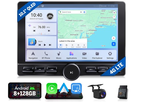 Qled screen radio - screen, din