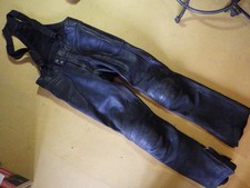 KADOYA Leather Overalls Bib