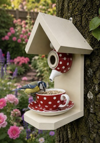 Spotty teapot set - teapot,
