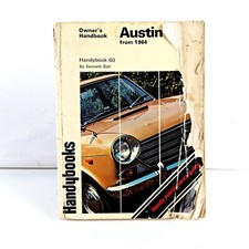 Austin Morris 1800 Wolseley 18/85 From 1964 Handybook 60 by Kenneth Ball *POOR*