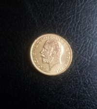Retro George V 1911 George & Dragon Half Sovereign (19 mm Diameter). Gap...