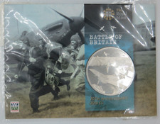 ALDERNEY 2010 BATTLE OF BRITAIN PROOF £5 CROWN - sealed pack