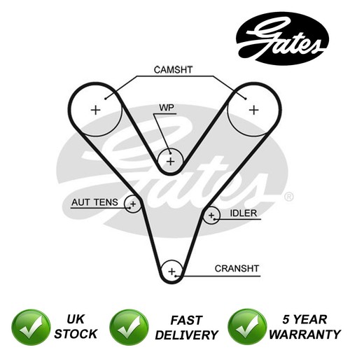 Gates timing belt fits rover - gates,