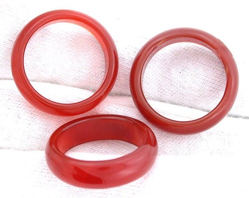 One natural polished carnelian - one,