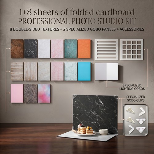 8pcs patterns double sided - 16,