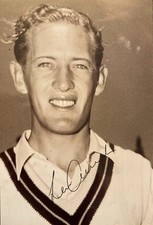 Cricket - autographed photo of Neil Adcock South Africa