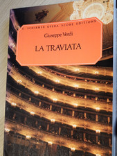 Verdi La Traviata Schirmer Vocal Music Score