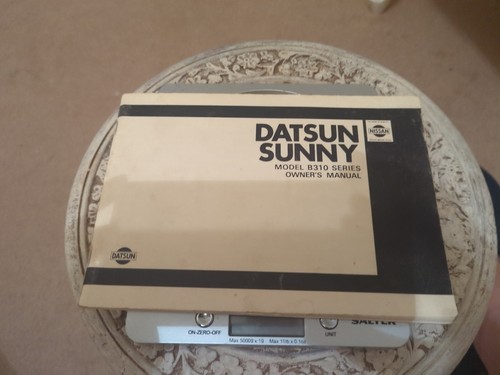 Datsun sunny model b310 series - datsun,