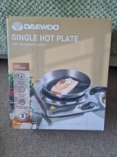 Daewoo 1500W Electric Hot Plate Single Table Top Cooker