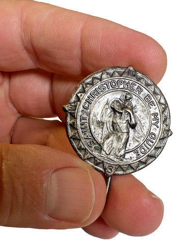 Antique saint christopher - antique,