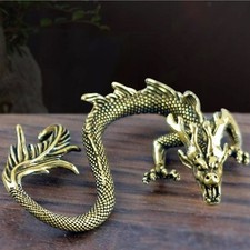 Vintage brass dragon ornament