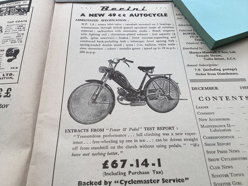Berini moped cyclemaster - berini,