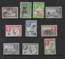 Nyasaland 1945 short set to 2s