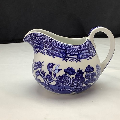 Old willow pattern china - old,