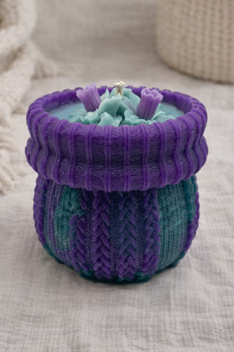 Linen fresh candle woven - fresh,
