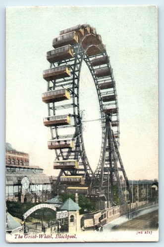 Postcard blackpool the great - blackpool,