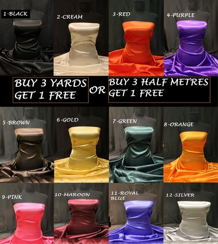 Polyester satin plain - satin,