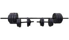 Opti Vinyl Dumbbell and Barbell Set - 50kg
