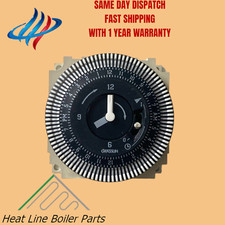 GRASSLIN 12V - 15V DC 24 HOURS BOILER MECHANICAL TIMER CLOCK