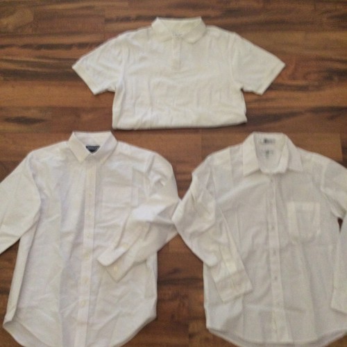 School uniform white - school,