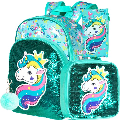 3pcs unicorn backpack for - unicorn,