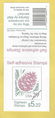 Stamp booklet pane pine - stamp,